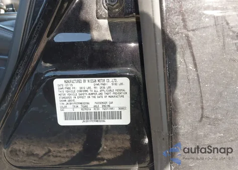 2015 Infiniti Q70L 3.7X z USA, uszkodzony, nr VIN JN1BY1PR7FM832094